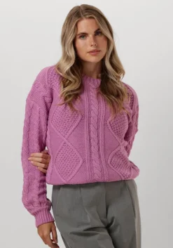 COLOURFUL REBEL trui olivia cable knitweat sweater>DAMES Truien & Vesten