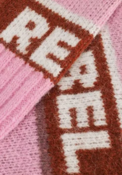 roze colourful rebel trui ximenia cr intarsia knitted sweater