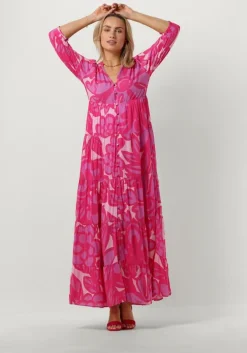 roze fabienne chapot maxi jurk cala dress