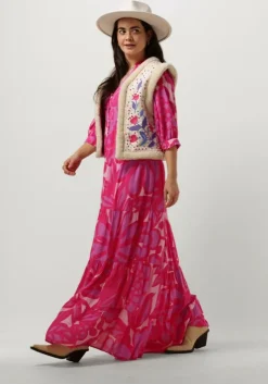 roze fabienne chapot maxi jurk cala dress
