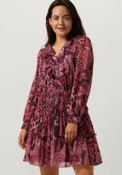 GUESS mini jurk ls lace up flared lucy dress>DAMES Jurken