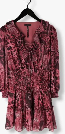 GUESS mini jurk ls lace up flared lucy dress><noscript><img width=