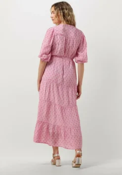 roze moliin midi jurk yanis