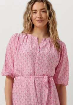 roze moliin midi jurk yanis