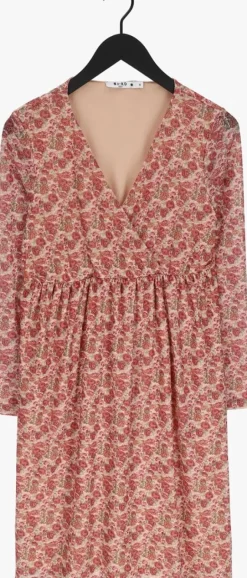 NA-KD midi jurk recycled wrap mesh dress><noscript><img width=