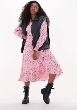 NEO NOIR midi jurk eva precious rose dress><noscript><img width=