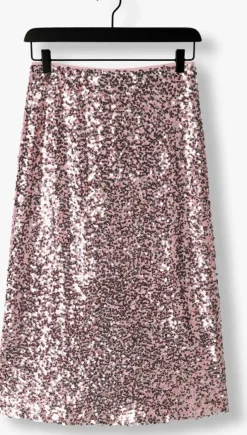 roze neo noir midirok baira sequins skirt