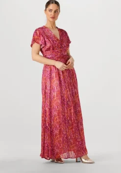 roze notre-v maxi jurk nv-fiorella