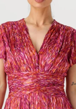 roze notre-v maxi jurk nv-fiorella