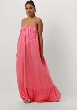 roze notre-v maxi jurk x florine - es cubells dress