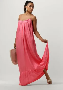 roze notre-v maxi jurk x florine - es cubells dress