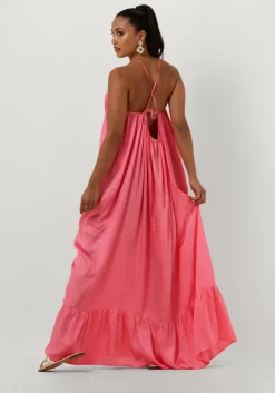 roze notre-v maxi jurk x florine - es cubells dress