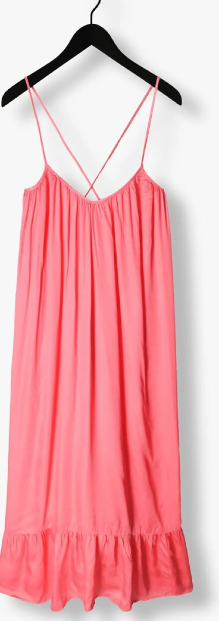 roze notre-v maxi jurk x florine - es cubells dress