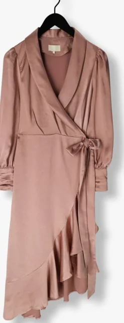 NOTRE-V midi jurk nv-dorissa satin dress><noscript><img width=