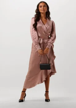 NOTRE-V midi jurk nv-dorissa satin dress><noscript><img width=