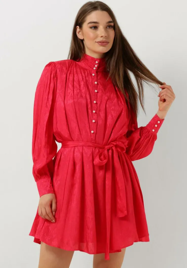 roze notre-v mini jurk nv-danton pearl dress