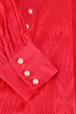 roze notre-v mini jurk nv-danton pearl dress