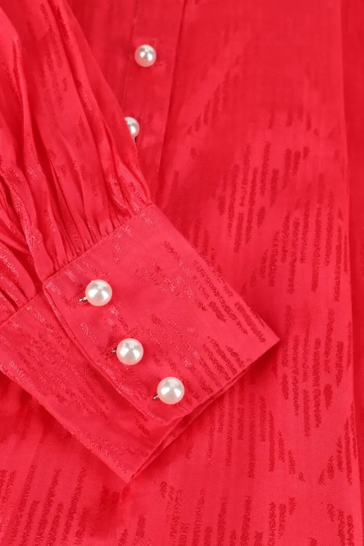 roze notre-v mini jurk nv-danton pearl dress