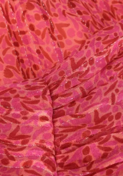 roze notre-v mini jurk nv-dusty dress