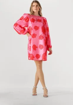 roze notre-v mini jurk nv-floriane