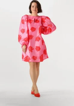 roze notre-v mini jurk nv-floriane