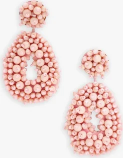 roze notre-v oorbellen earring beats