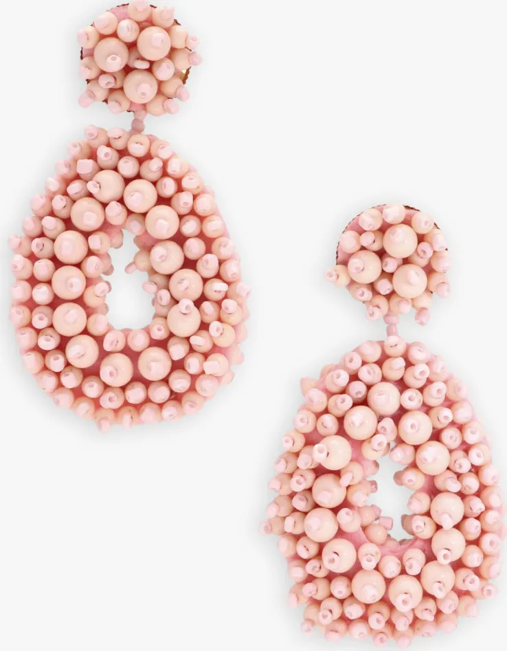 roze notre-v oorbellen earring beats