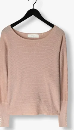roze nukus top batwing pullover lurex