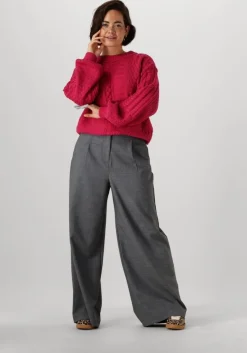 roze object trui objrush re l/s knit pullover