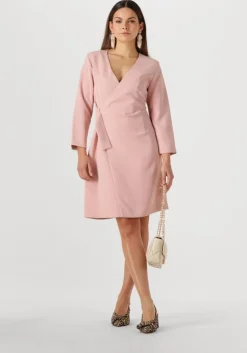 roze omoda atelier mini jurk om-bella x bo