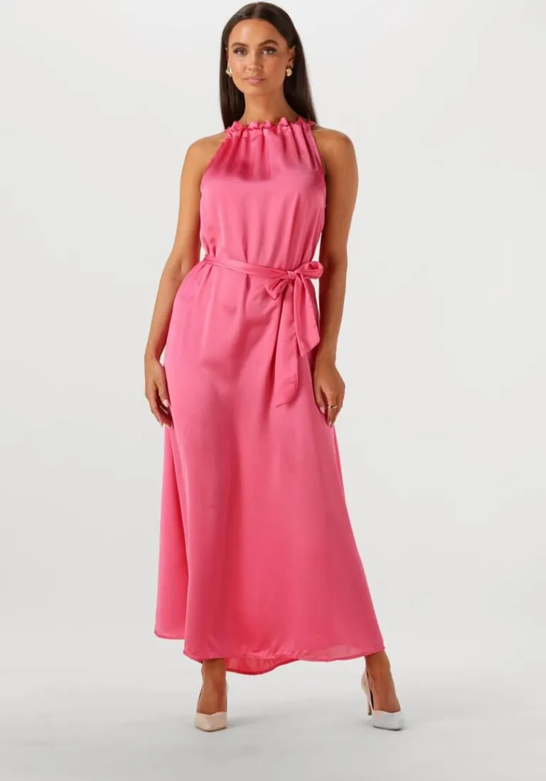 POM AMSTERDAM maxi jurk rasberry dress>DAMES Jurken