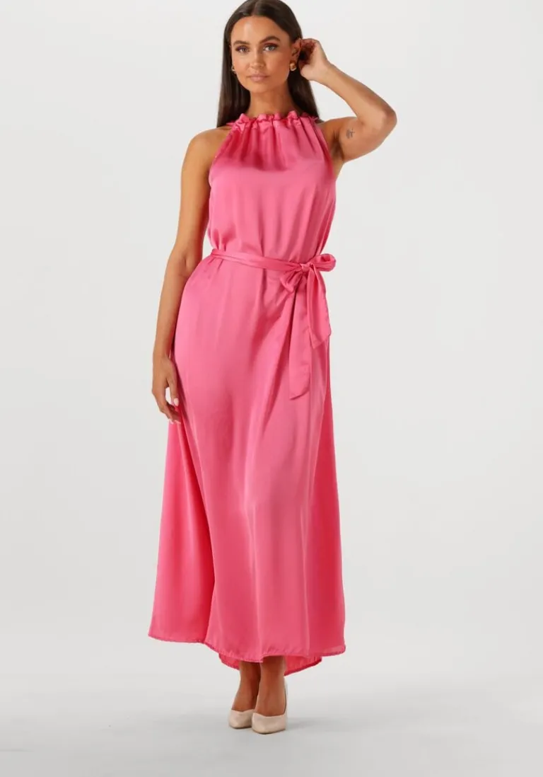 POM AMSTERDAM maxi jurk rasberry dress>DAMES Jurken