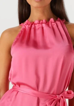 POM AMSTERDAM maxi jurk rasberry dress><noscript><img width=