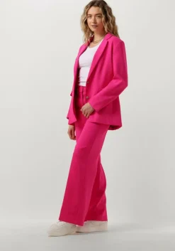 POM AMSTERDAM wijde broek wide leg pink glow pants>DAMES Co-Ord Sets|Broeken