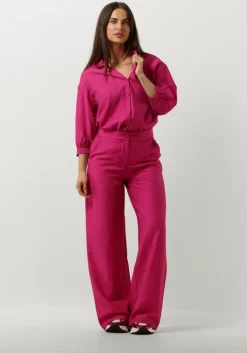 POM AMSTERDAM wijde broek fuchsia pants>DAMES Broeken