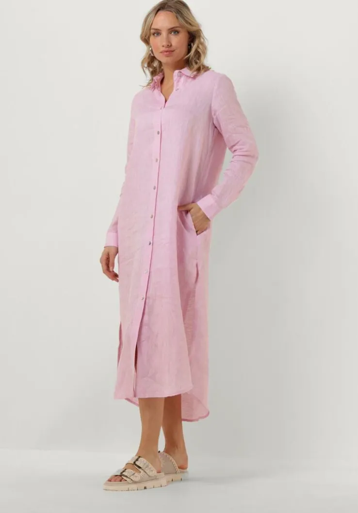 roze resort finest maxi jurk shirt dress