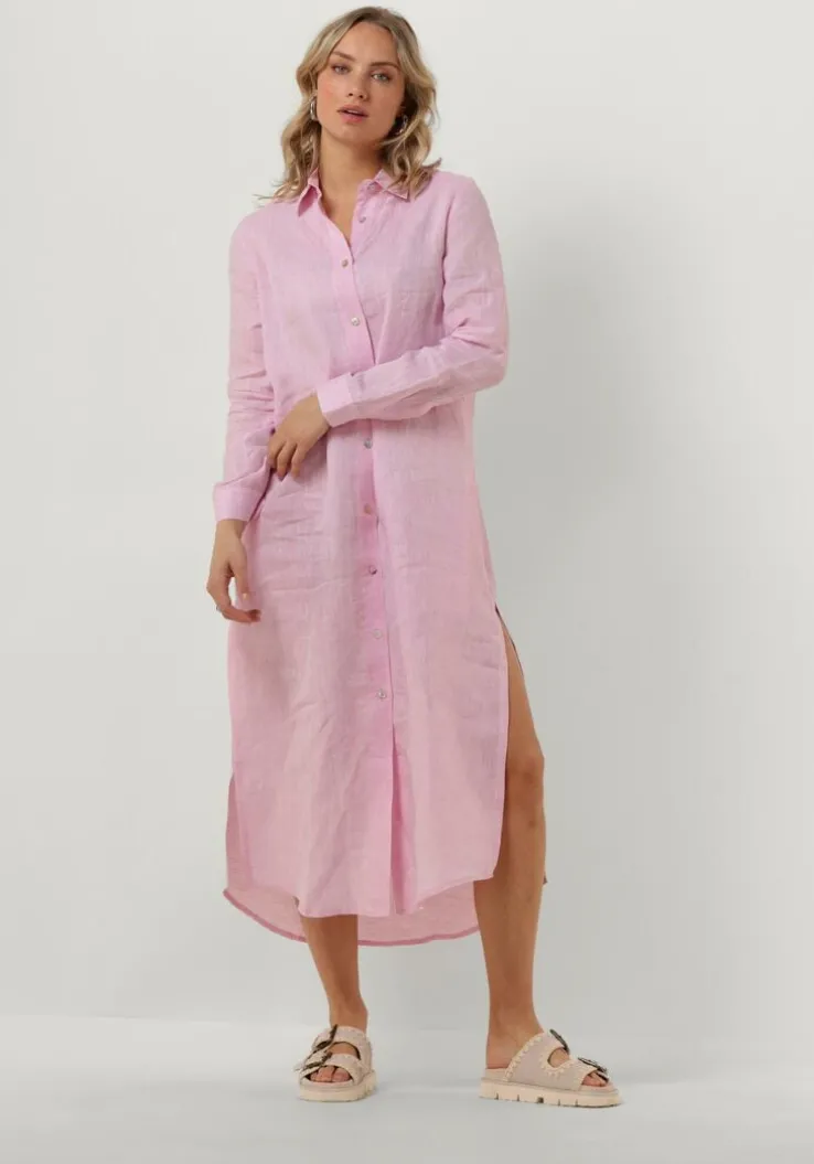 roze resort finest maxi jurk shirt dress