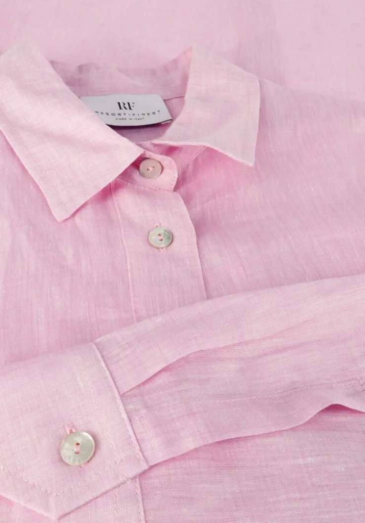 roze resort finest maxi jurk shirt dress