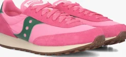 roze saucony lage sneakers trainer 80