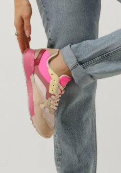 roze scotch & soda lage sneakers vivi
