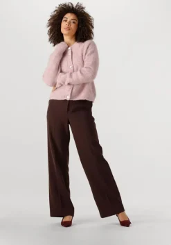 SECOND FEMALE trui andrea knit rib ls cardigan>DAMES Truien & Vesten