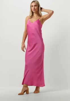 roze selected femme maxi jurk slftalia-lena