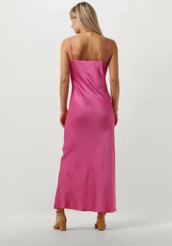 roze selected femme maxi jurk slftalia-lena