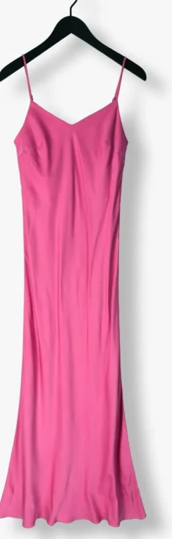 roze selected femme maxi jurk slftalia-lena