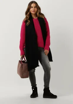 roze tommy hilfiger trui org cotton button c-nk sweater