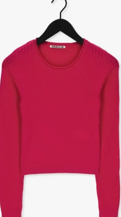 roze vanilia trui petit ajour