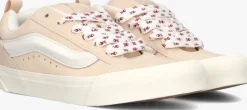 roze vans lage sneakers knu skool