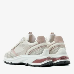 roze via vai lage sneakers liz dulce