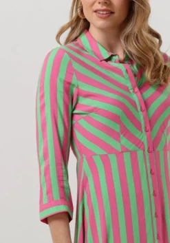 roze y.a.s. maxi jurk yassavanna long shirt dress