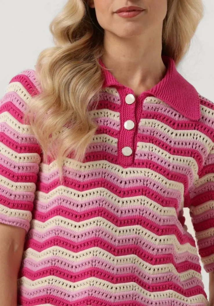 roze y.a.s. top yasfuro ss knit top